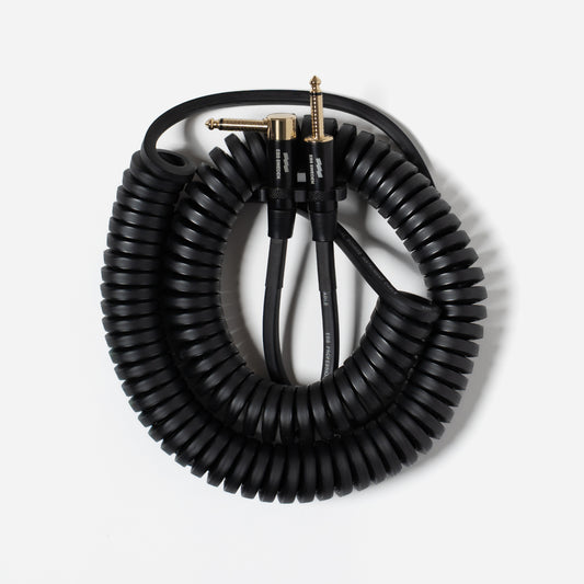 EBS CSA - CurlySquare Instrument Cable - Straight to Right Angled - WaveGrip 1/4” - full cable