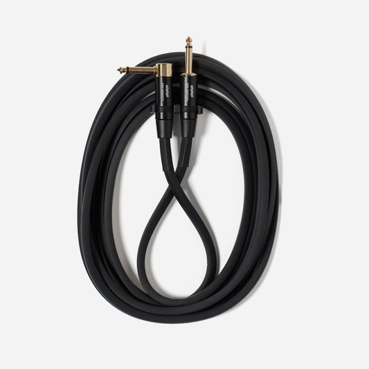 EBS RSA Regular Square Instrument Cable - Straight to Right Angled - WaveGrip 1/4” - full cable