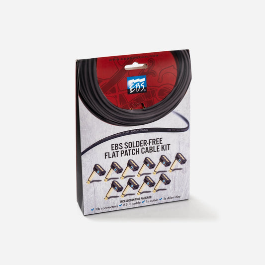EBS Solder-Free Flat Patch Cable Kit - SFC-K10 - 2.5m