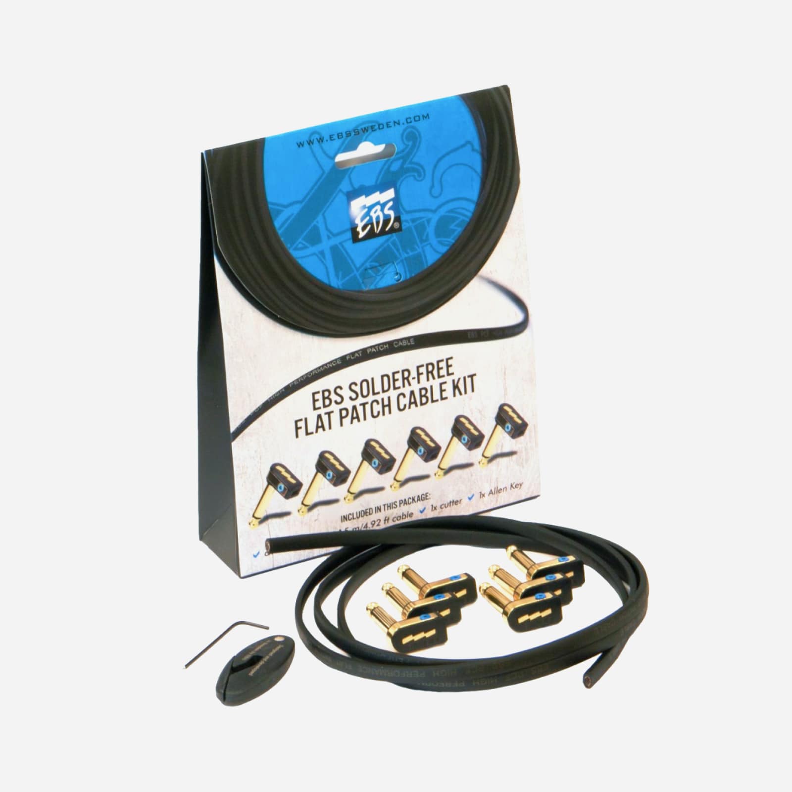 EBS Solder-Free Flat Patch Cable Kit - SFC-K6 - 1.5m – Cable