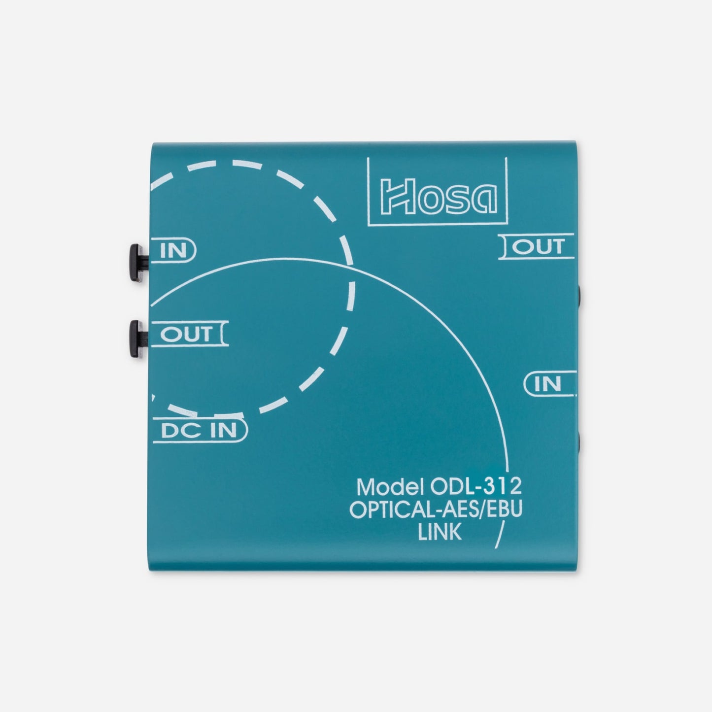 Hosa Digital Audio Interface - ODL-312 - S/PDIF Optical to AES/EBU