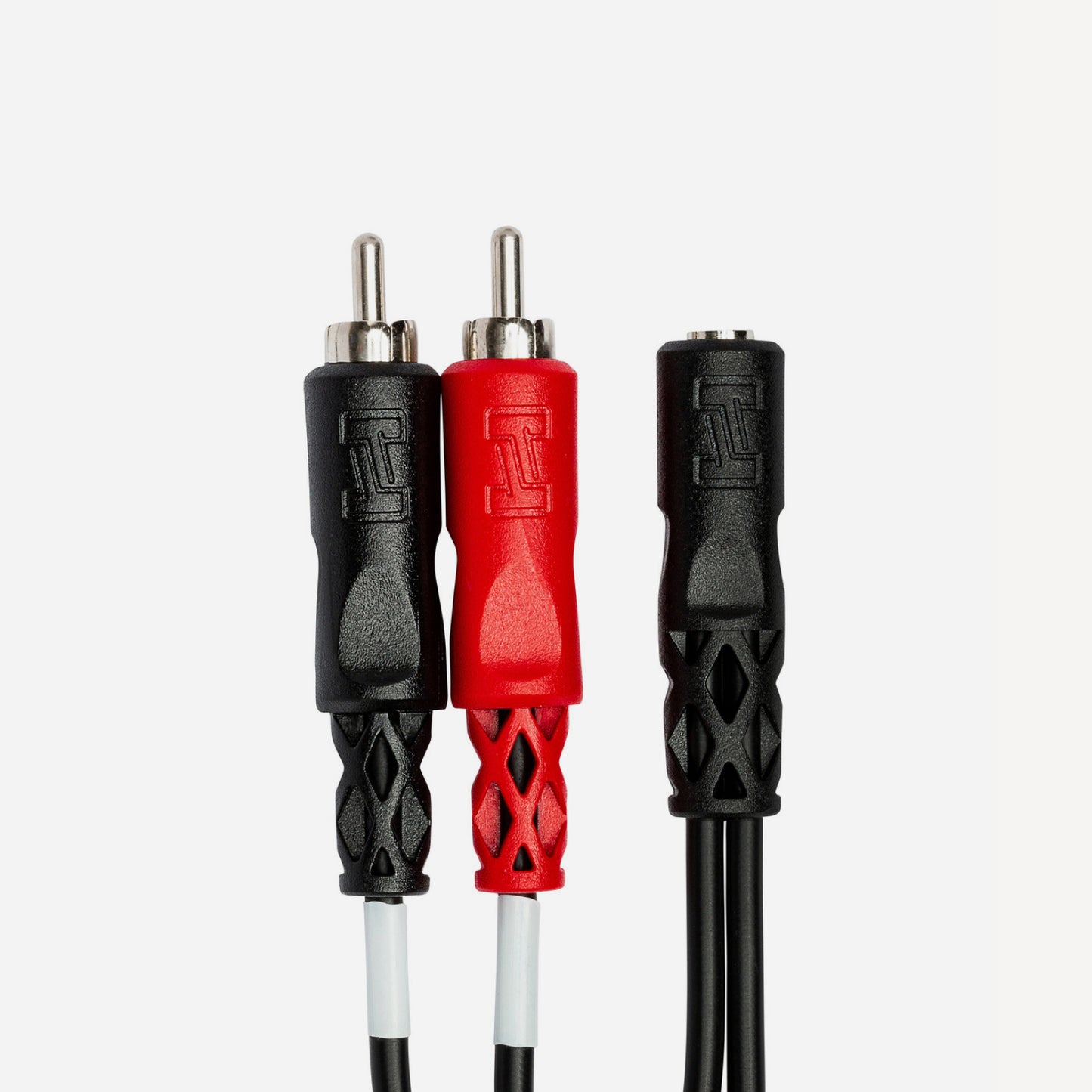 Hosa Stereo Breakout - YMR-197 - 3.5 mm TRSF to Dual RCA