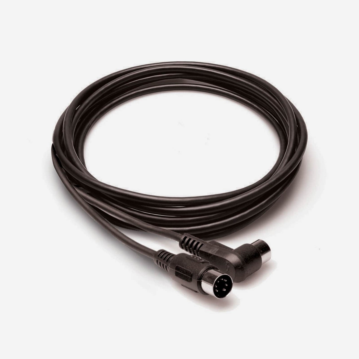 Hosa Phantom MIDI Cable - ADA-725 - Right-angle 7-pin DIN to 7-pin DIN
