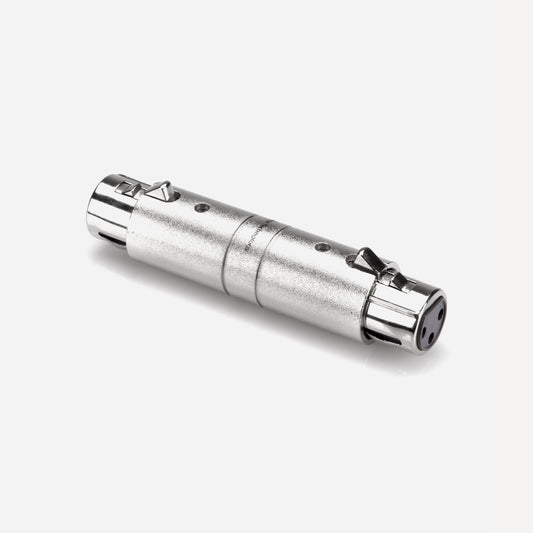 Hosa Gender Changer - GXX-145 - XLR3F to Same