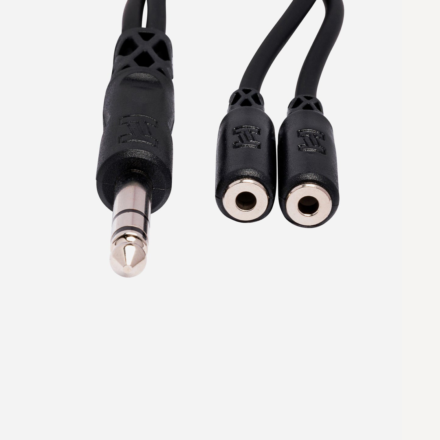 Hosa Y Cable - YMP-234 - 1/4 in TRS to Dual 3.5 mm TRSF