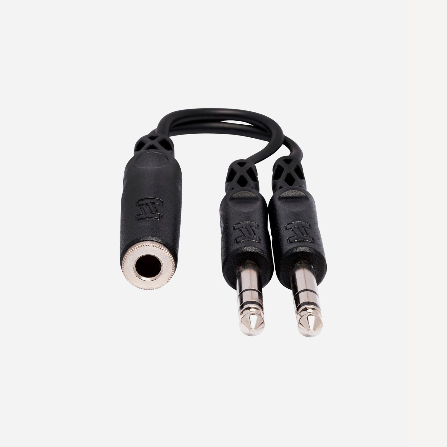 Hosa Y Cable - YPP-308 - 1/4 in TRSF to Dual 1/4 in TRS