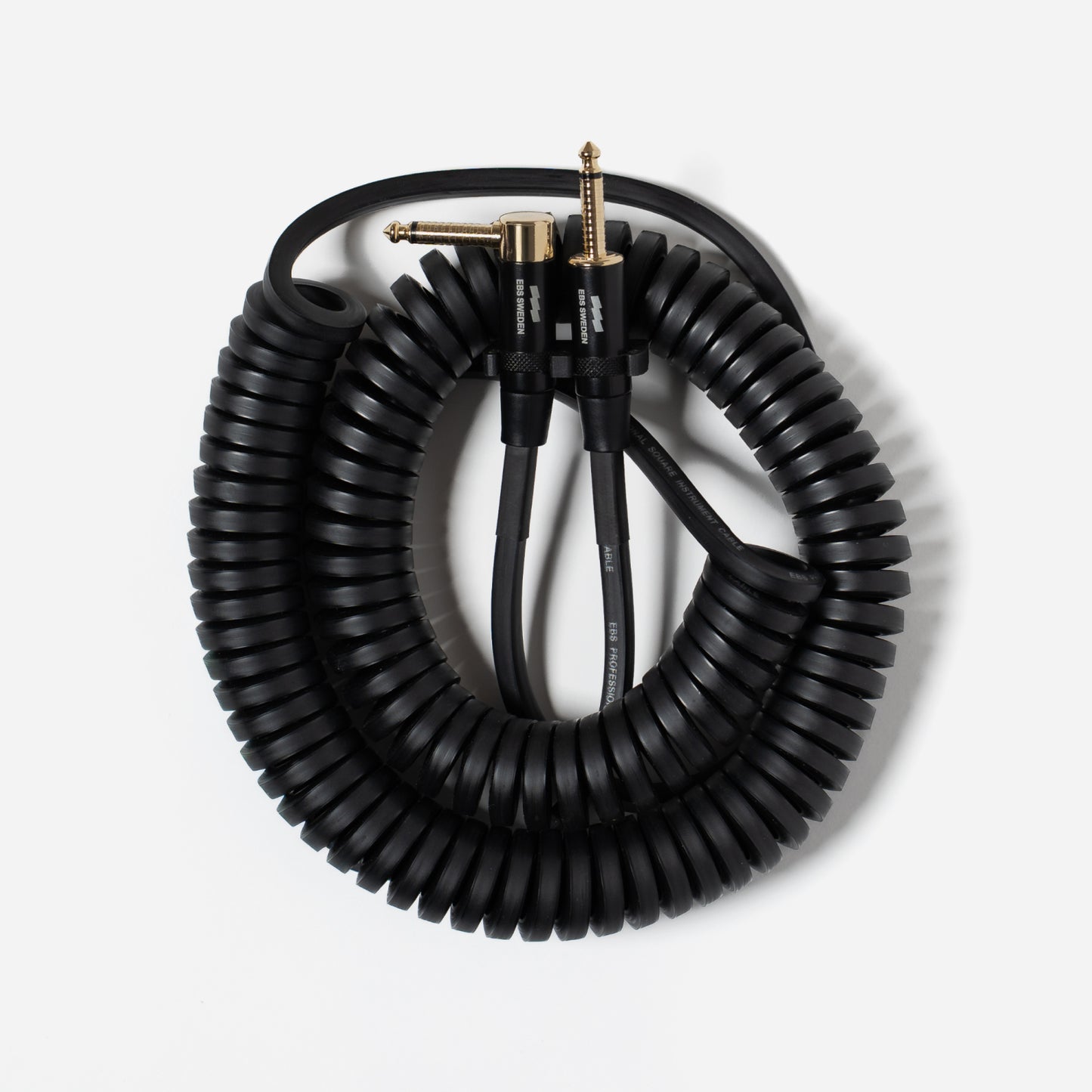 EBS CSA - CurlySquare Instrument Cable - Straight to Right Angled - WaveGrip 1/4” - full cable