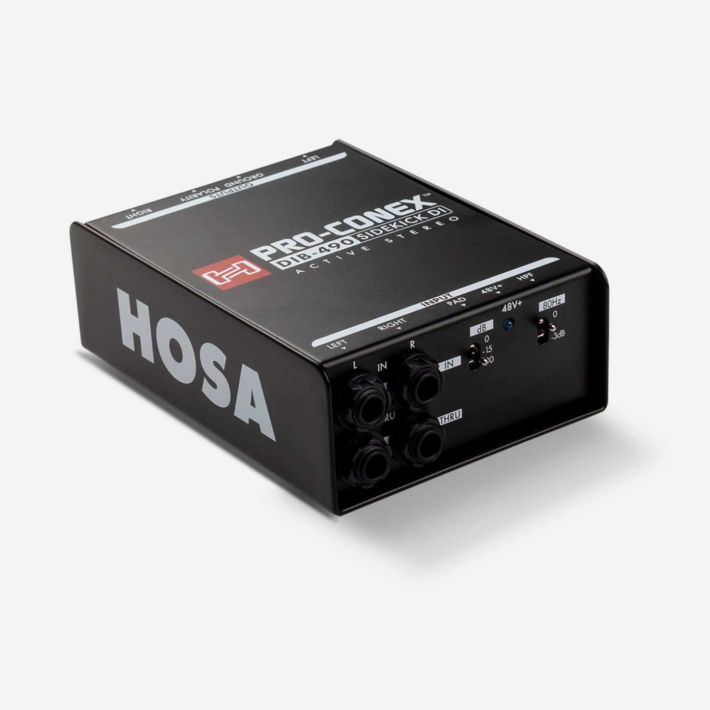 Hosa Pro-Conex Sidekick - DIB-490 - Active Stereo Direct Box