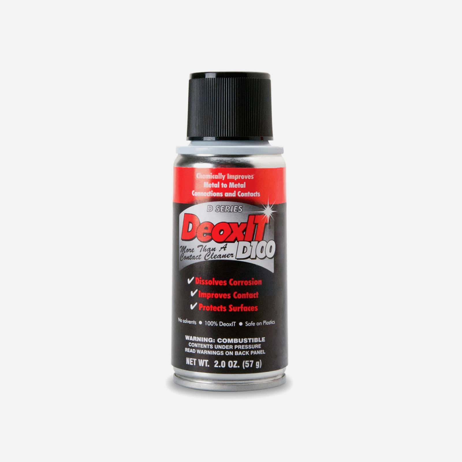 CAIG DeoxIT - D100S-2 - Contact Treatment, 100% Spray – Cable-Stop Online