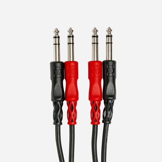 Hosa Stereo Interconnect - CSS-200 - Dual 1/4 in TRS to Same